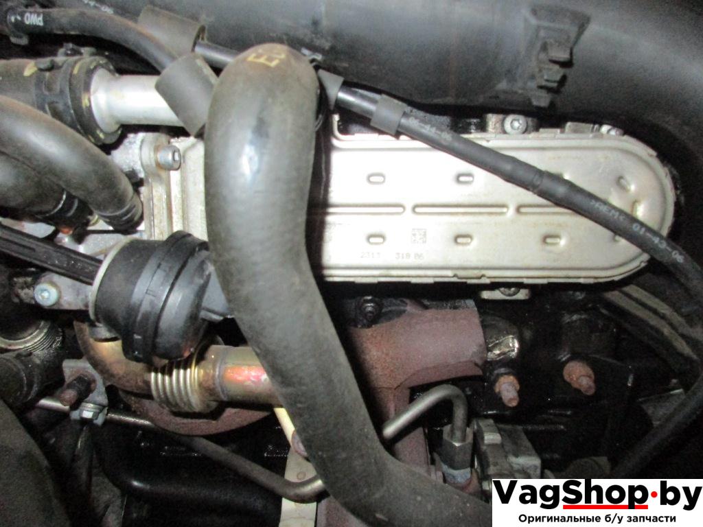 охладитель EGR / Радиатор EGR Volkswagen Passat B6 2006, 2.0 л., TDi, BKP, дизель, МКПП, синий темный, универсал, передний привод, 03G131513J - фото №1
