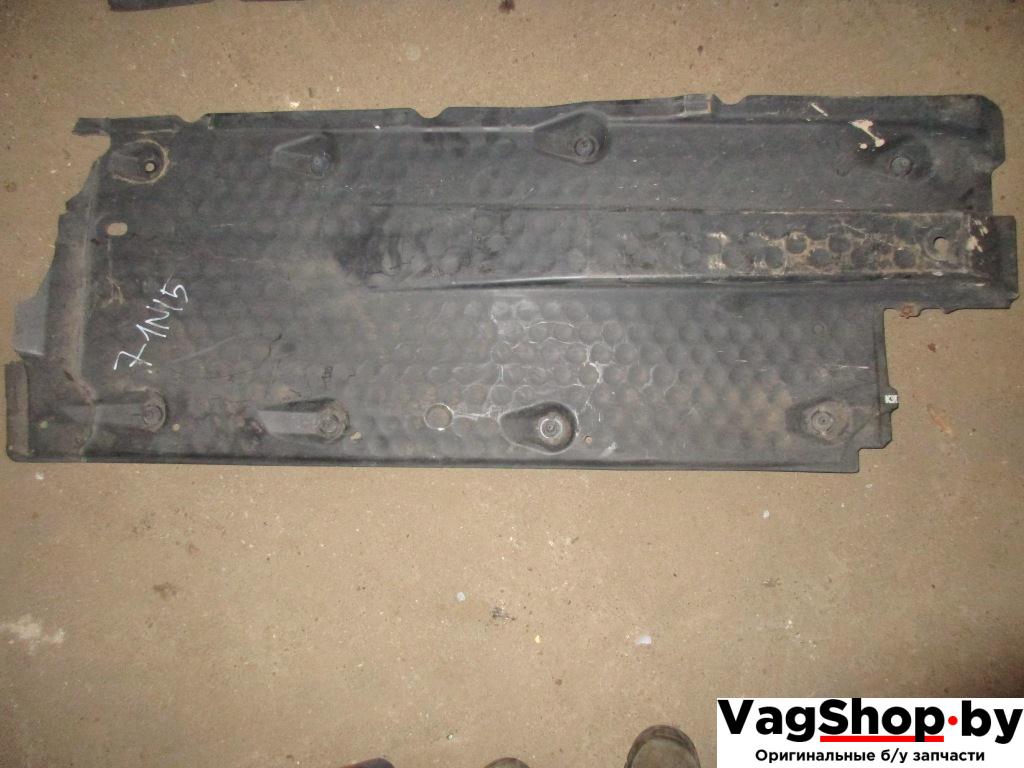 защита днища Volkswagen Golf 5 поколение 2005, 2.0 л., TDi, BMM, дизель, АКПП, черный, хетчбэк 5 дв., передний привод, 1K0825211E - фото №1