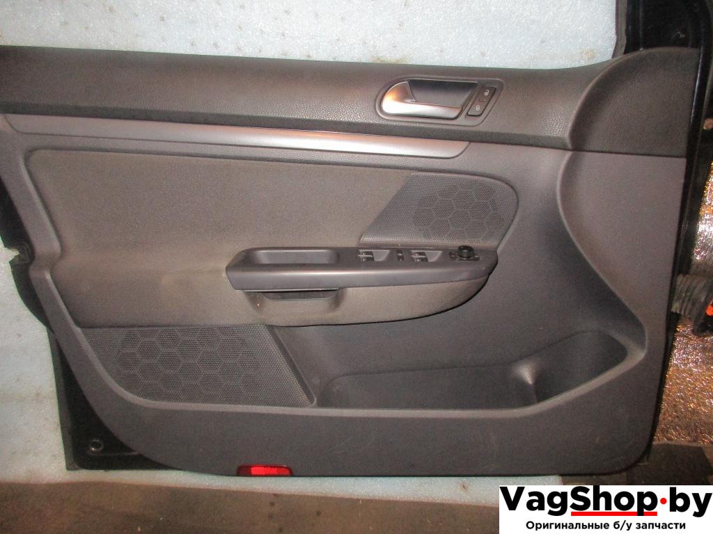 ручка внутренняя передняя левая Volkswagen Golf 5 поколение 2007, 1.9 л., TDi, BLS, дизель, МКПП, черный, универсал, передний привод, 1K0962125B, 1K1837113 - фото №1