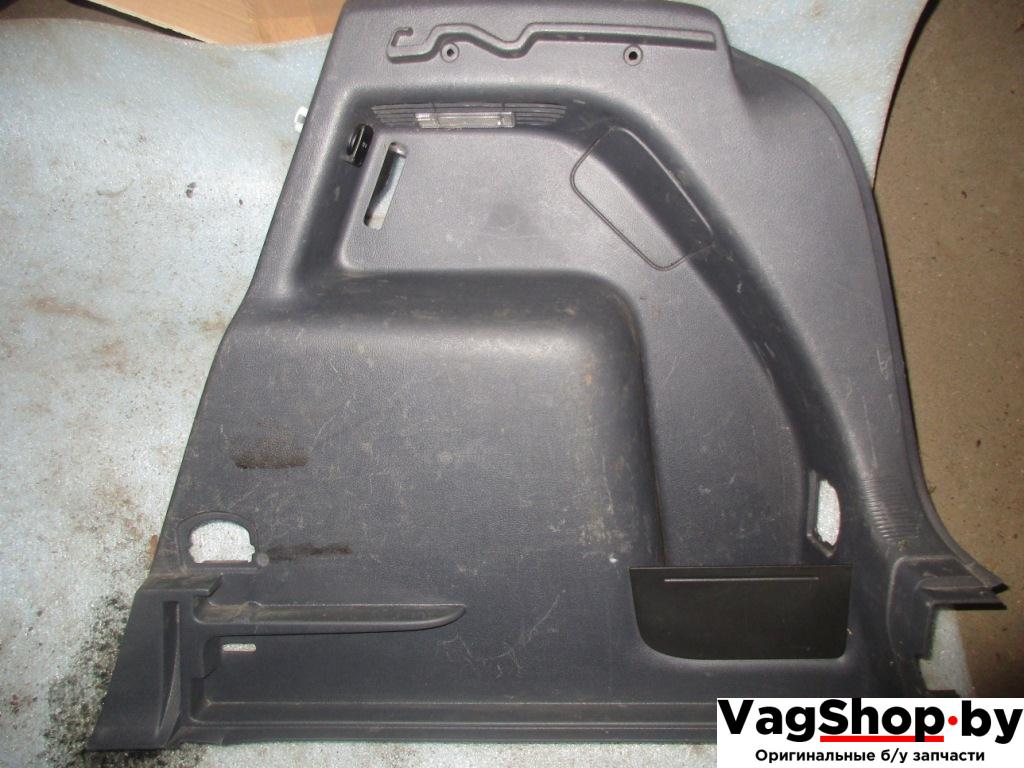 обшивка багажника Volkswagen Golf Plus 1 поколение 2007, 1.9 л., TDi, BLS, дизель, МКПП, сине-зеленый хамелеон, хетчбэк 5 дв., передний привод - фото №1