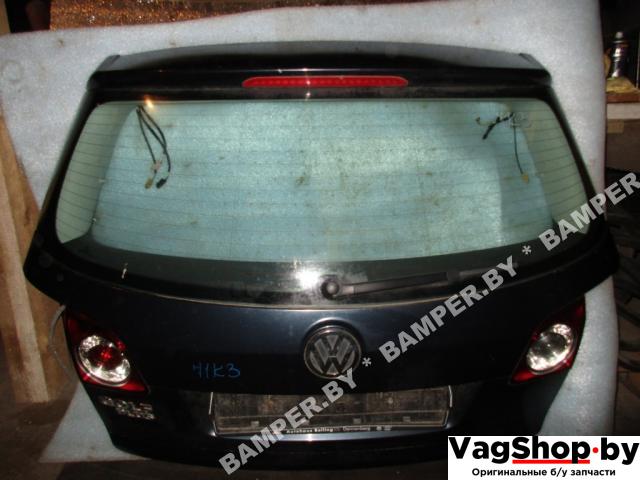 обшивка крышки багажника Volkswagen Golf Plus 1 поколение 2007, 1.9 л., TDi, BLS, дизель, МКПП, сине-зеленый хамелеон, хетчбэк 5 дв., передний привод - фото №1