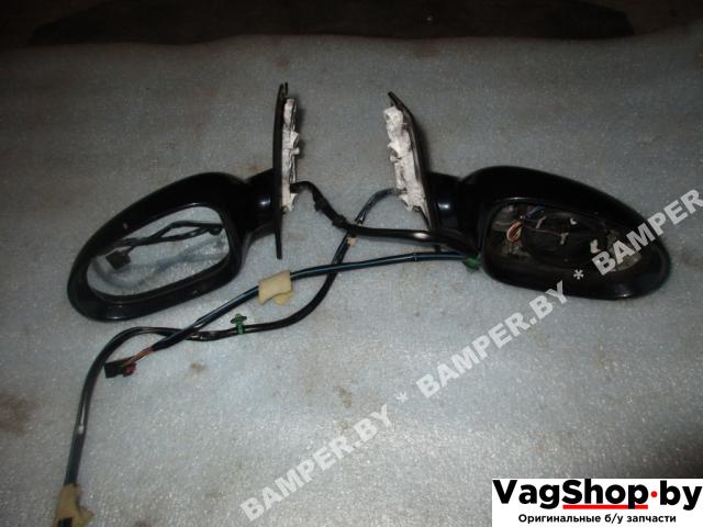 зеркало наружное правое Volkswagen Golf Plus 1 поколение 2007, 1.9 л., TDi, BLS, дизель, МКПП, сине-зеленый хамелеон, хетчбэк 5 дв., передний привод - фото №1