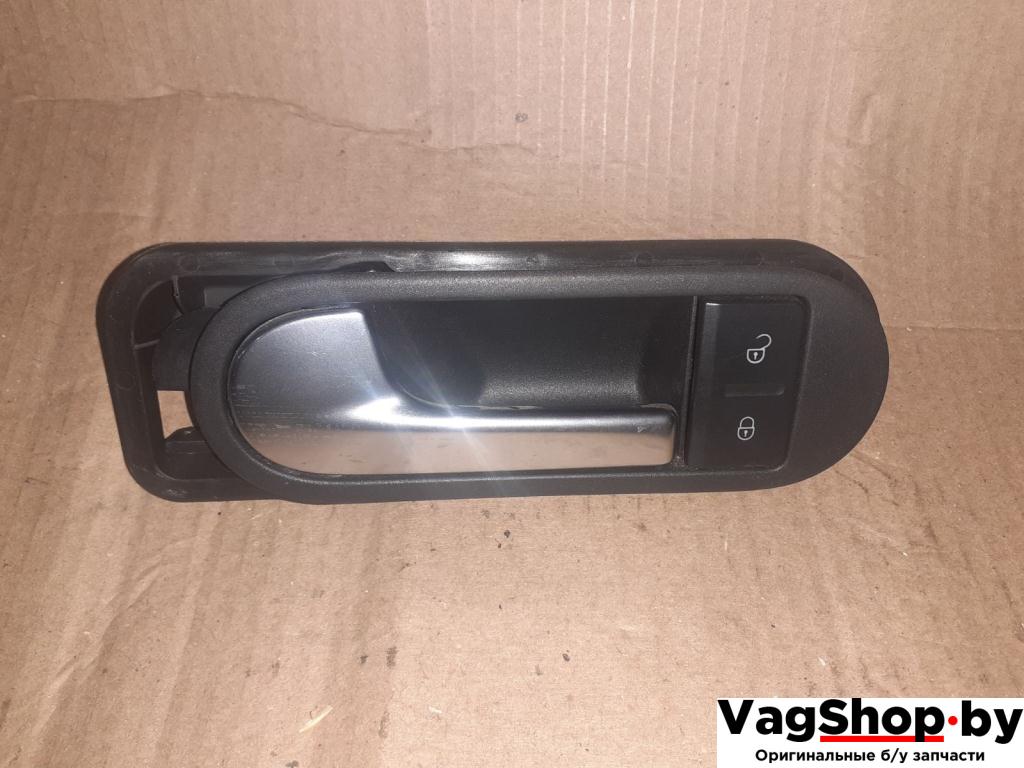 ручка внутренняя передняя левая Volkswagen Golf Plus 1 поколение 2007, 1.9 л., TDi, BLS, дизель, МКПП, серебро, хетчбэк 5 дв., передний привод, 5M1962129B - фото №1