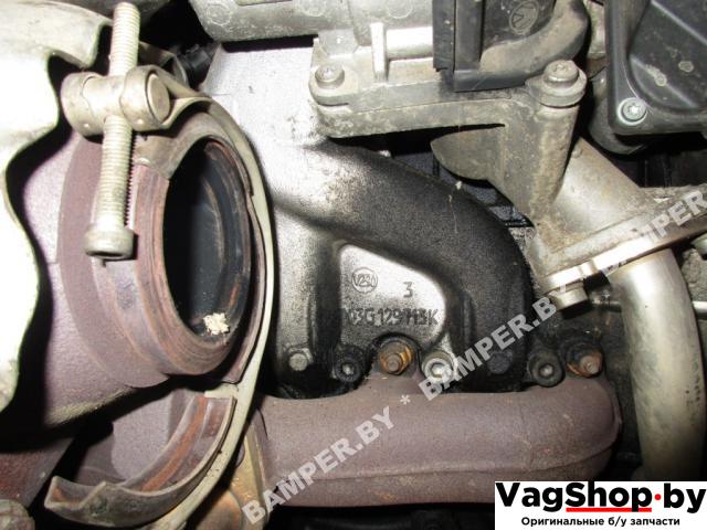 коллектор впускной Volkswagen Caddy 3 поколение 2007, 1.9 л., TDi, BSU, дизель, МКПП, сине-зеленый, минивэн, передний привод, 03G129713K - фото №1