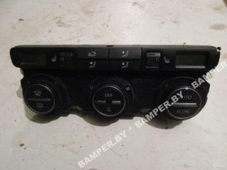 блок управления печки / климат-контроля Volkswagen Passat B6 2007, 2.0 л., TDi, BMP, дизель, МКПП, черный, седан, передний привод