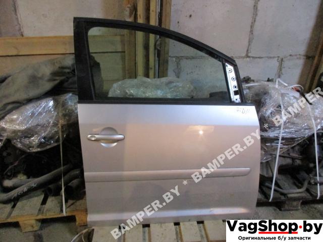 ручка внутренняя передняя правая Volkswagen Touran 1 поколение 2006, 1.9 л., TDi, BKC, дизель, МКПП, серебро, минивэн, передний привод - фото №1