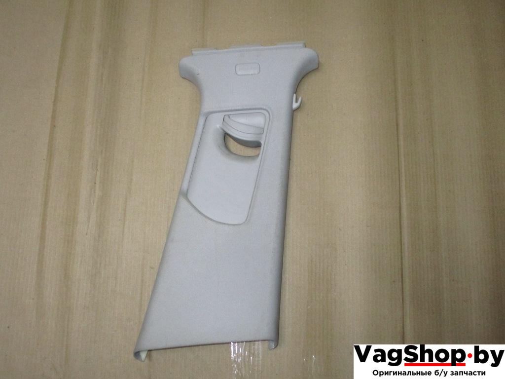 обшивка стойки центральной правой Audi A6 4F/C6 2007, 2.8 л., FSI, BDX, бензин, АКПП, черный, универсал, передний привод, 4F08672441NC - фото №1
