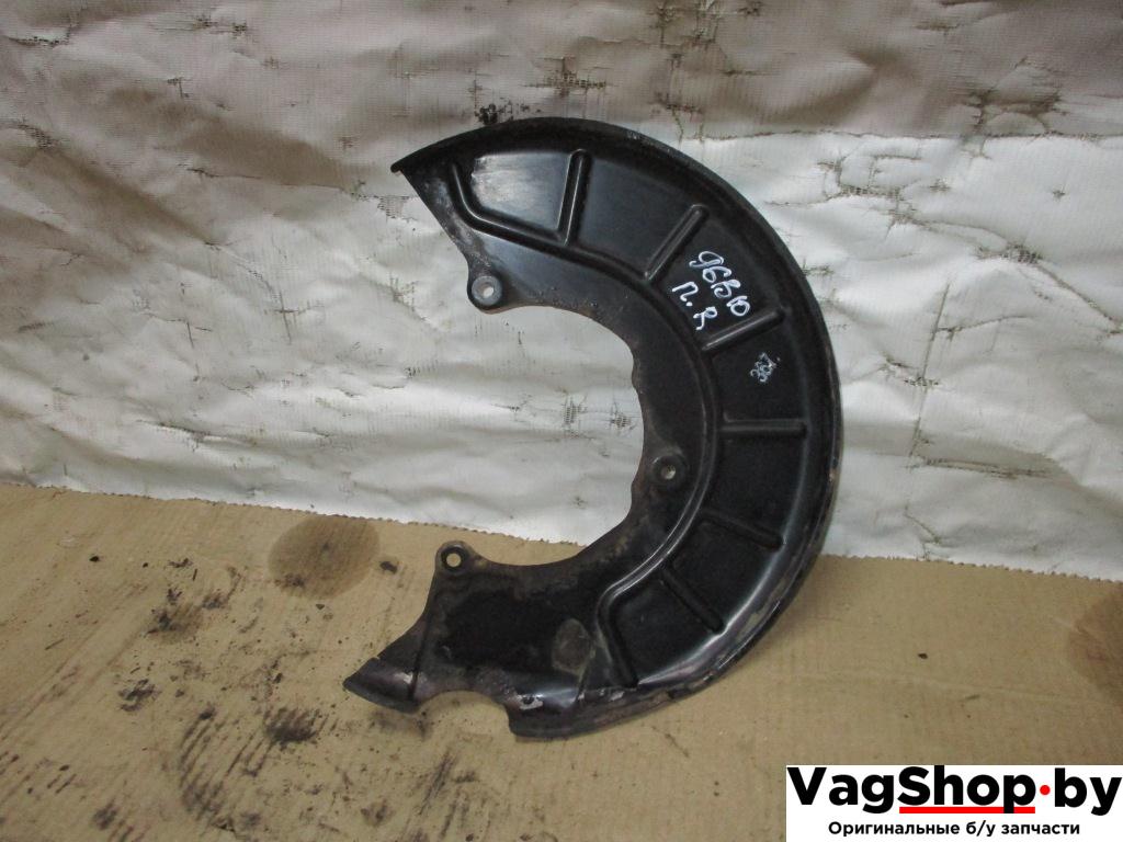 защитный кожух тормозного механизма Volkswagen Touran 1 поколение 2005, 2.0 л., TDi, AZV, дизель, МКПП, черный, минивэн, передний привод - фото №1