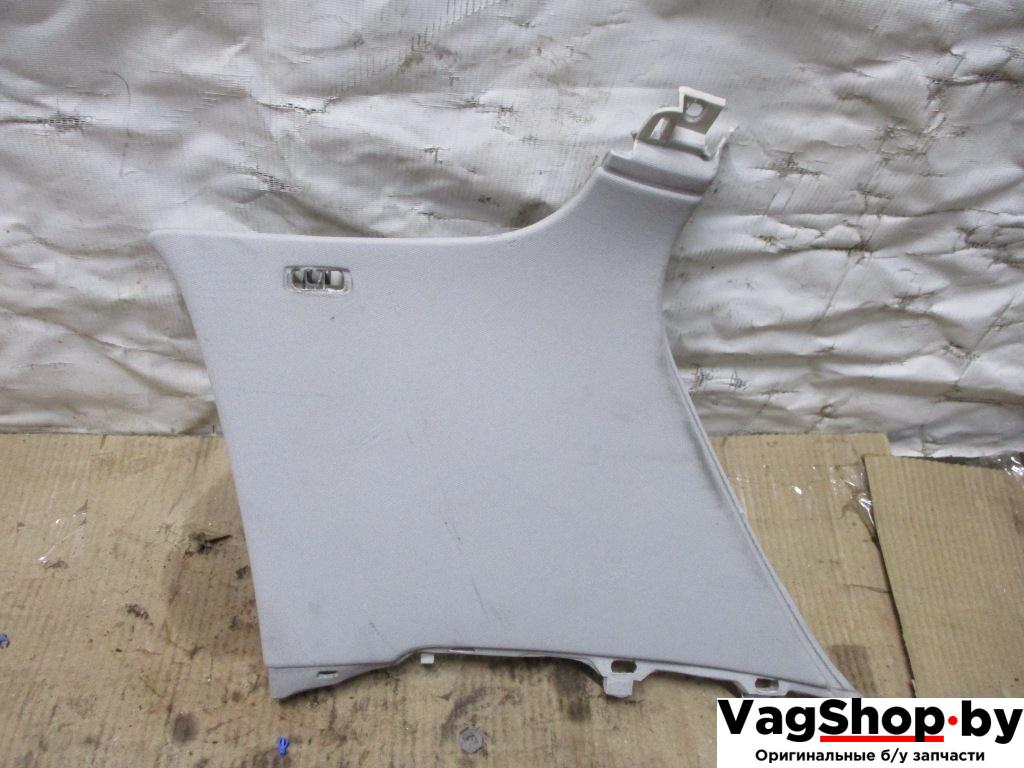 обшивка стойки задней правой Volkswagen Golf Plus 1 поколение 2005, 1.9 л., TDi, BKC, дизель, МКПП, серый, хетчбэк 5 дв., передний привод, 5M0867296A - фото №1