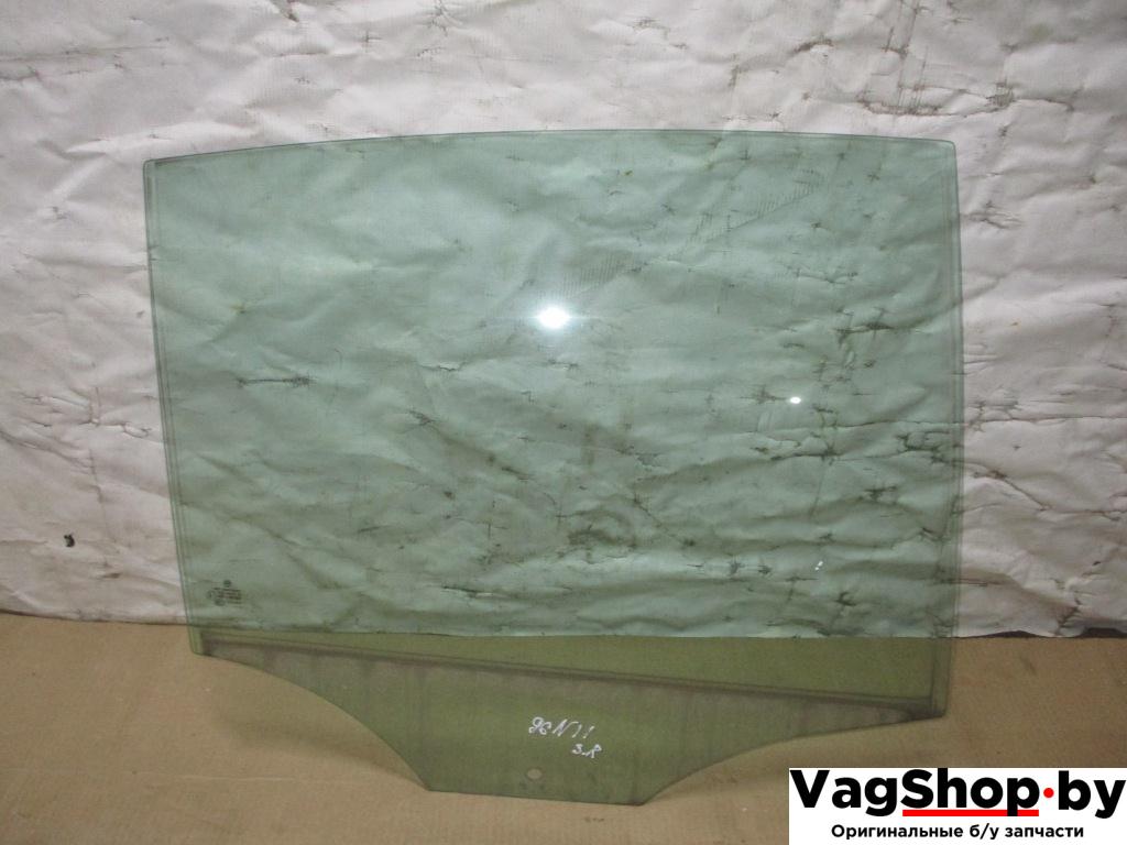 стекло двери задней правой Volkswagen Golf Plus 1 поколение 2005, 1.9 л., TDi, BKC, дизель, МКПП, серый, хетчбэк 5 дв., передний привод - фото №1