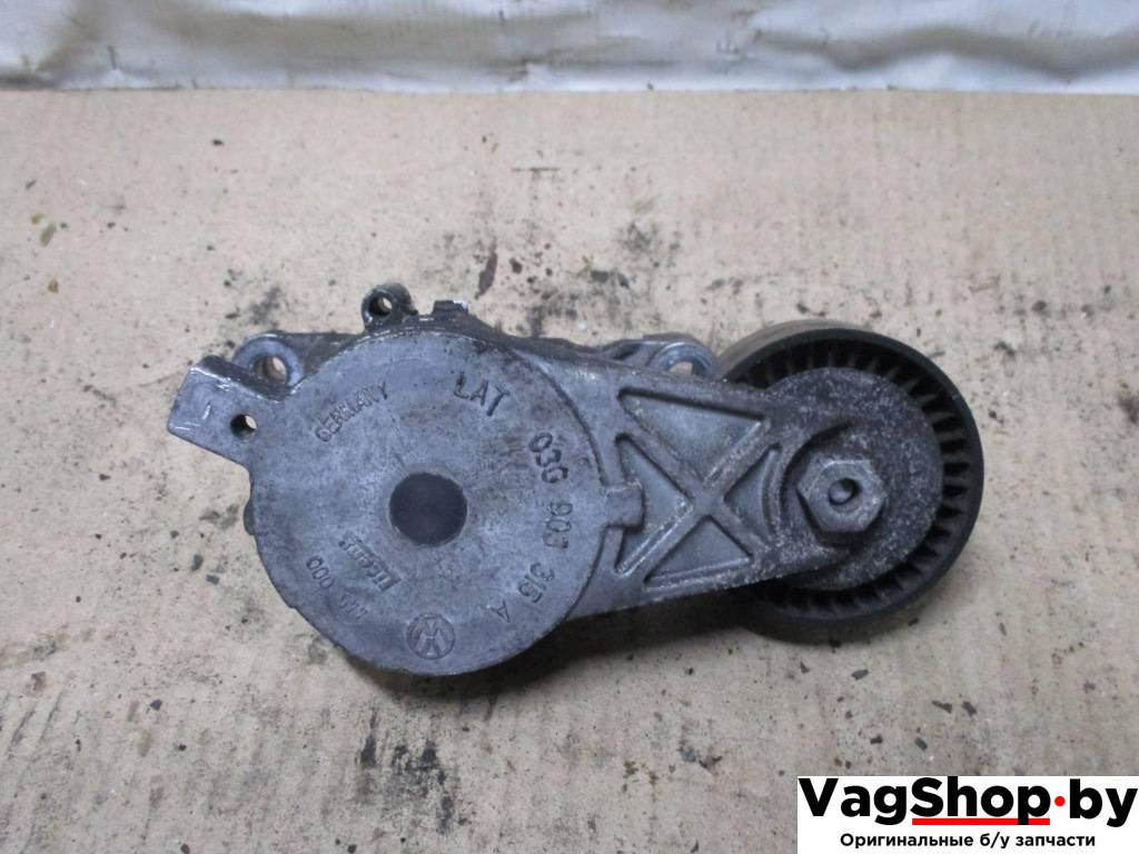 натяжитель Volkswagen Golf Plus 1 поколение 2005, 1.9 л., TDi, BKC, дизель, МКПП, серый, хетчбэк 5 дв., передний привод, 03G903315A - фото №1