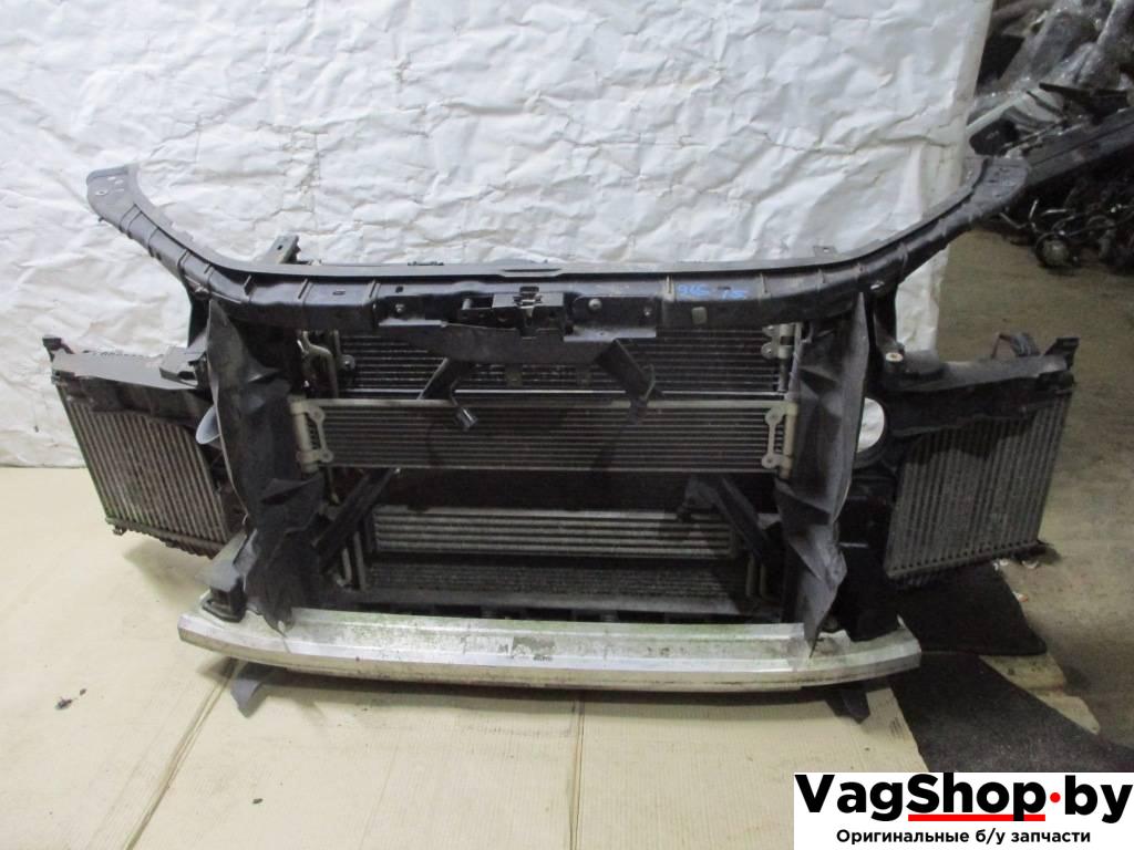 передняя панель крепления облицовки (телевизор) Audi Q7 4L 2007, 3.0 л., TDi, BUN, дизель, АКПП, черный, внедорожник 5 дв., полный привод, 4L0805594 - фото №1