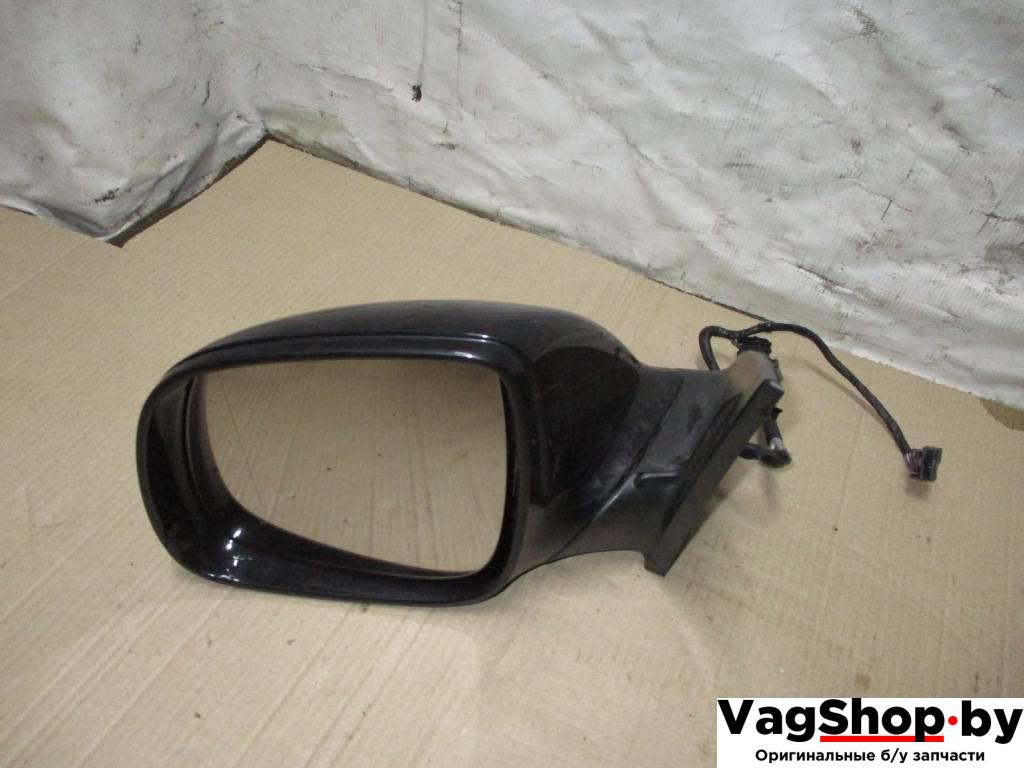 зеркало наружное левое Audi Q7 4L 2007, 3.0 л., TDi, BUN, дизель, АКПП, черный, внедорожник 5 дв., полный привод - фото №1