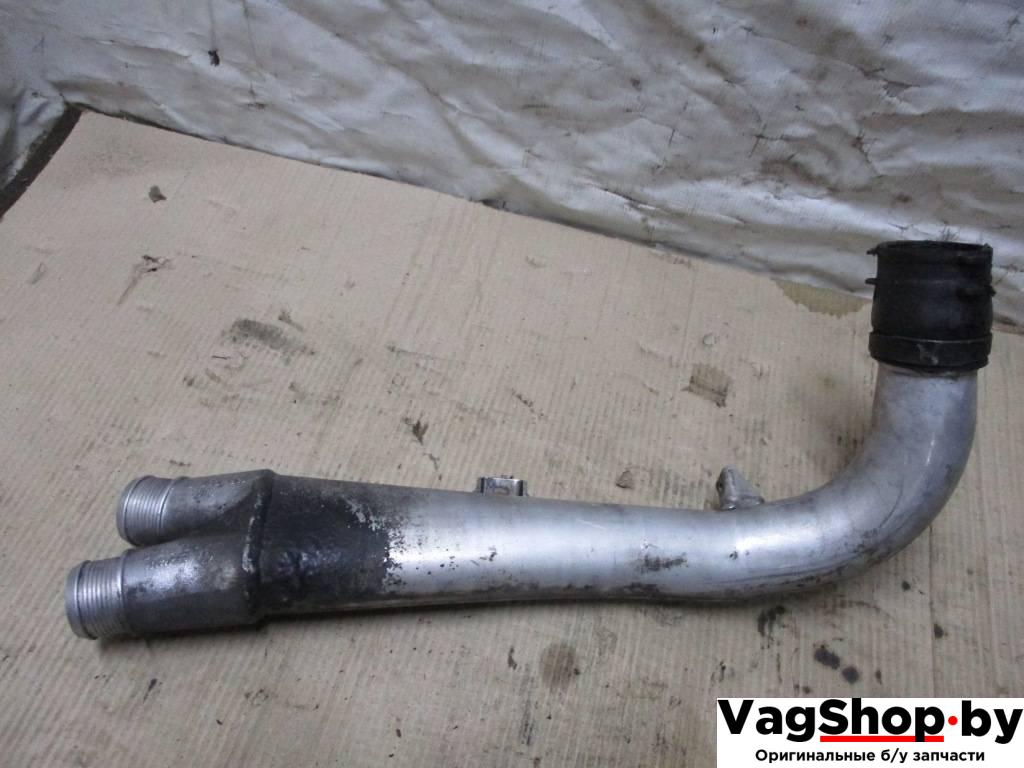 патрубок интеркулера Audi Q7 4L 2007, 3.0 л., TDi, BUN, дизель, АКПП, черный, внедорожник 5 дв., полный привод, 7L6145941F, 7L6145945C - фото №1