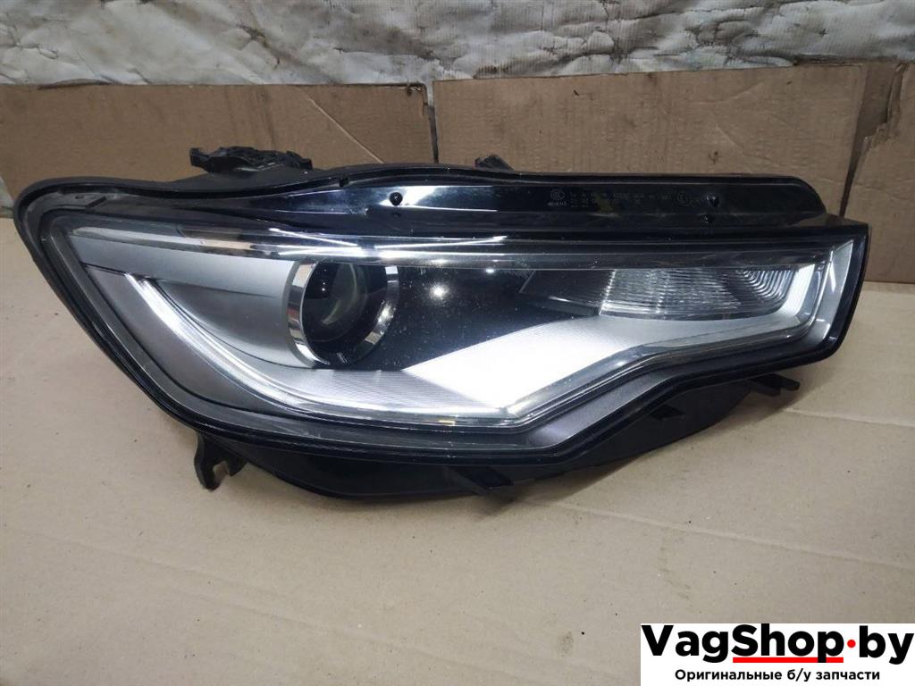 фара правая Audi A6 4G/C7 2013, 3.0 л., TDi, CLA, дизель, АКПП, серый, универсал, полный привод, 4G0941006C - фото №1