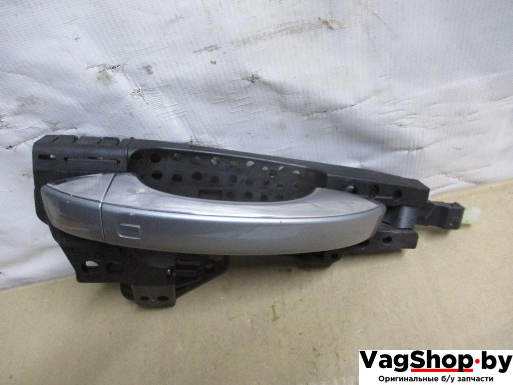 ручка наружная передняя правая Audi A8 D4/4H 2011, 4.2 л., FSI, CDR, бензин, АКПП, серый, седан, полный привод - фото №1