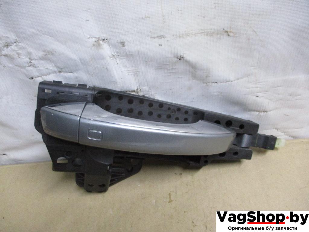 ручка наружная задняя правая Audi A8 D4/4H 2011, 4.2 л., FSI, CDR, бензин, АКПП, серый, седан, полный привод, 4H0837886 - фото №1