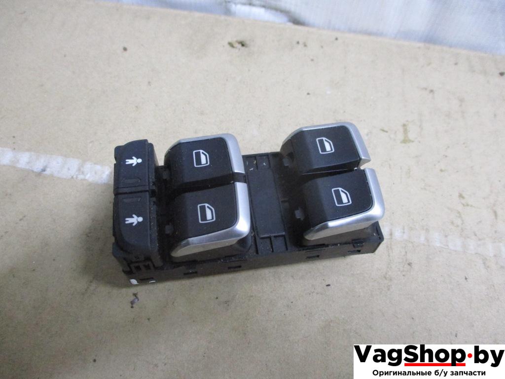 кнопка стеклоподъемника переднего левого Audi A8 D4/4H 2011, 4.2 л., FSI, CDR, бензин, АКПП, серый, седан, полный привод, 4H0959851E - фото №1