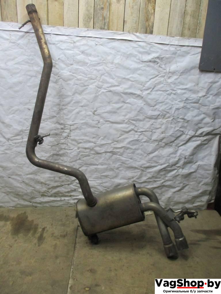 глушитель Volkswagen Tiguan 1 поколение 2010, 2.0 л., TDi, CFF, дизель, МКПП, черный, внедорожник 5 дв., передний привод, 5N0523611C - фото №1