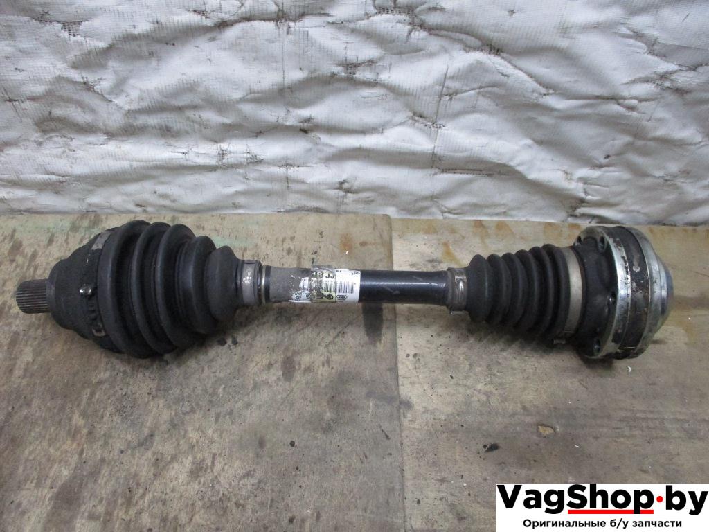 полуось передняя левая (приводной вал, ШРУС) Volkswagen Passat B6 2006, 2.0 л., TDi, BKP, дизель, МКПП, черный, универсал, передний привод, 1K0407271BJ - фото №1