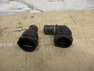 фланец (тройник) системы охлаждения Volkswagen Passat B6 2006, 2.0 л., TDi, BKP, дизель, МКПП, черный, универсал, передний привод, 1K0122291H, 3B0122291B