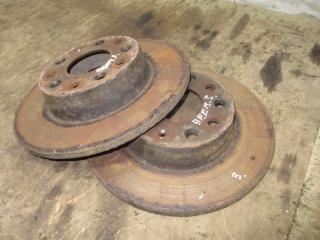 диск тормозной задний Volkswagen Caddy 3 поколение [рестайлинг] 2011, 2.0 л., TDi, CFH, дизель, МКПП, белый, минивэн, передний привод