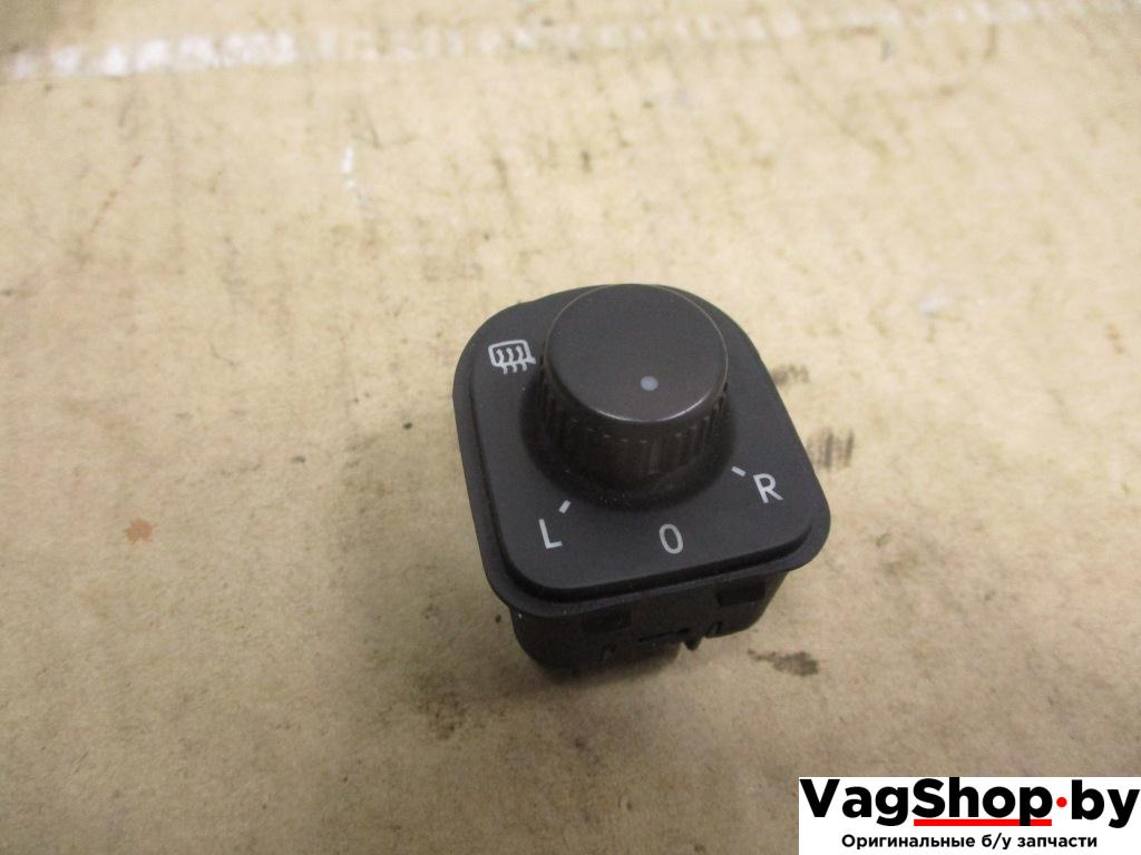 джойстик регулировки зеркал Volkswagen Passat B6 2009, 2.0 л., TDi, CBA, дизель, АКПП, белый, седан, передний привод, 1K0959565L - фото №1