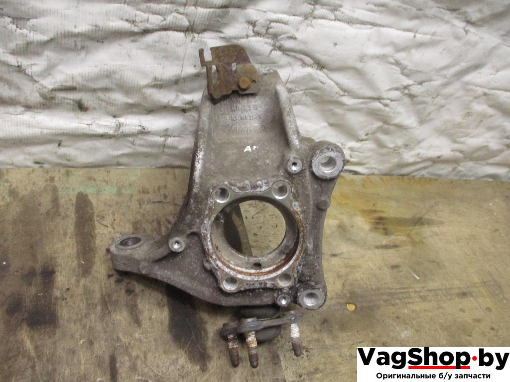 кулак поворотный правый Volkswagen Passat B6 2009, 2.0 л., TDi, CBA, дизель, АКПП, белый, седан, передний привод, 3C0407258G - фото №1