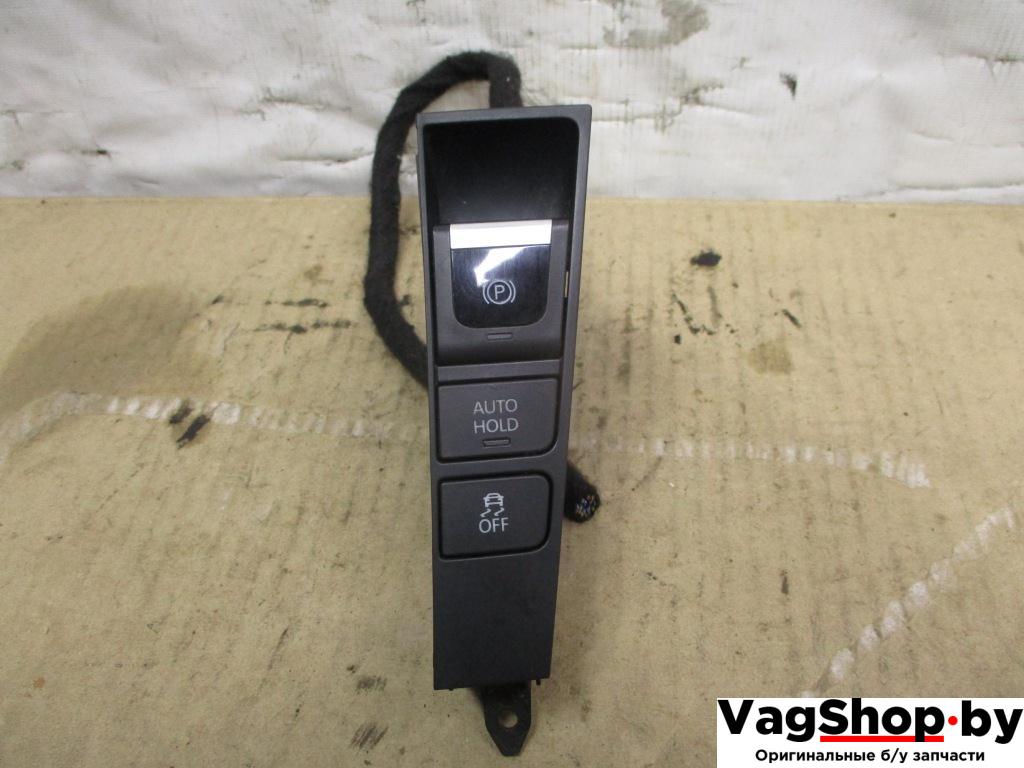 кнопка (выключатель) Volkswagen Passat B7 2012, 2.0 л., TDi, CFF, дизель, МКПП, голубой, универсал, передний привод, 3AC927238 - фото №1