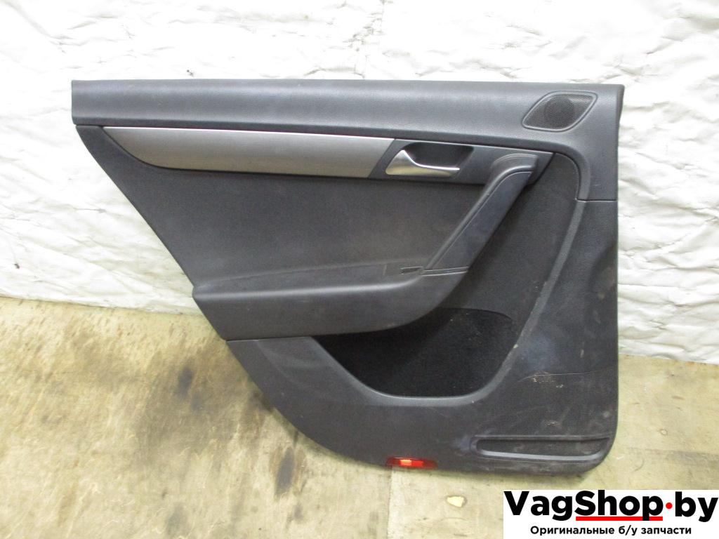 обшивка двери задняя левая Volkswagen Passat B7 2012, 2.0 л., TDi, CFF, дизель, МКПП, голубой, универсал, передний привод - фото №1