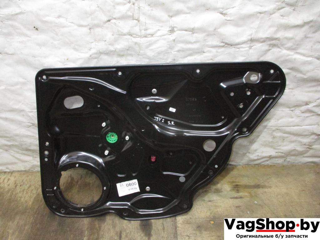 стеклоподъемник электрический задний правый Volkswagen Passat B7 2012, 2.0 л., TDi, CFF, дизель, МКПП, голубой, универсал, передний привод - фото №1