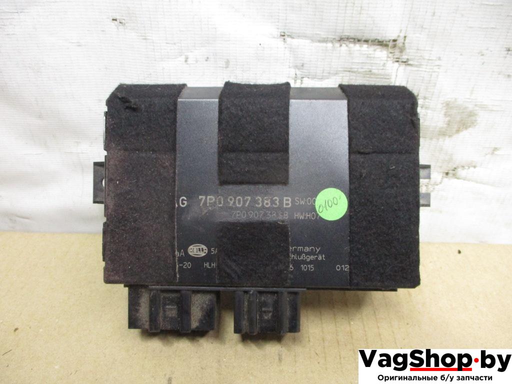 модуль подключения прицепа Volkswagen Touareg 2 поколение 2011, 3.6 л., FSI, CGR, бензин, АКПП, черный, внедорожник 5 дв., полный привод, 7P0907383B - фото №1