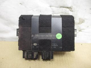 модуль подключения прицепа Volkswagen Touareg 2 поколение 2011, 3.6 л., FSI, CGR, бензин, АКПП, черный, внедорожник 5 дв., полный привод, 7P0907383B