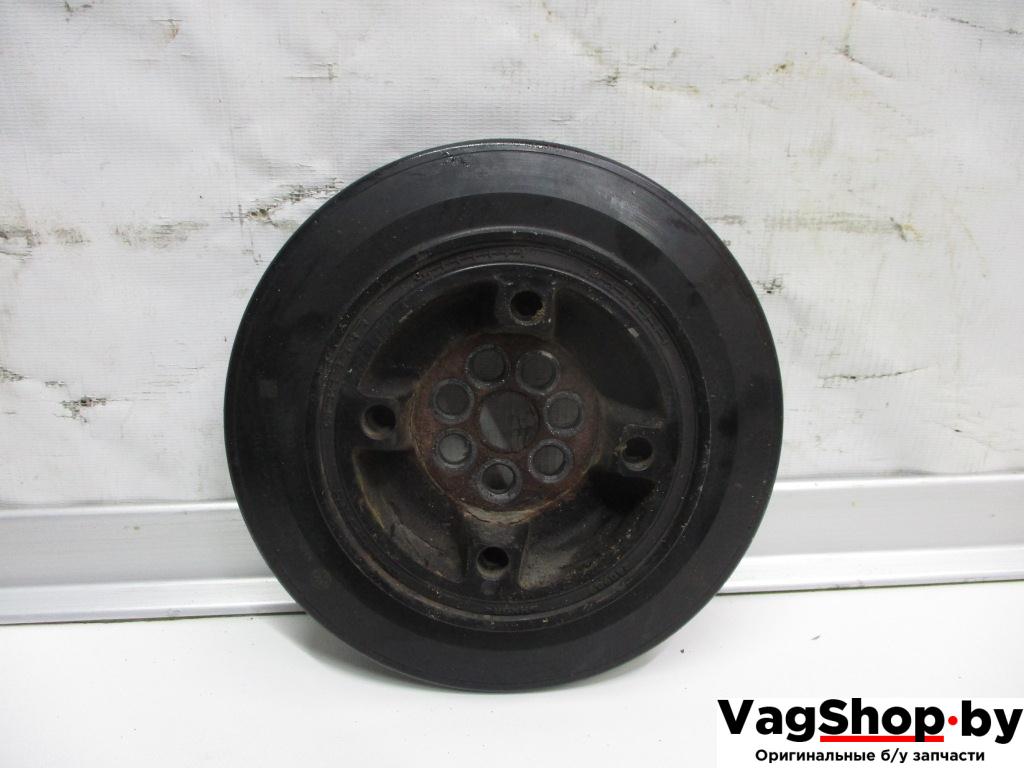 шкив коленвала Volkswagen Touareg 2 поколение 2011, 3.6 л., FSI, CGR, бензин, АКПП, черный, внедорожник 5 дв., полный привод, 03H105243Q - фото №1