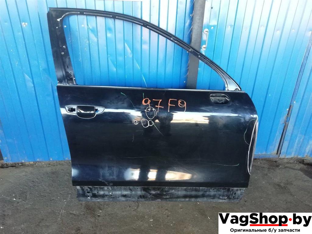 дверь передняя правая Volkswagen Touareg 2 поколение 2011, 3.6 л., FSI, CGR, бензин, АКПП, черный, внедорожник 5 дв., полный привод - фото №1