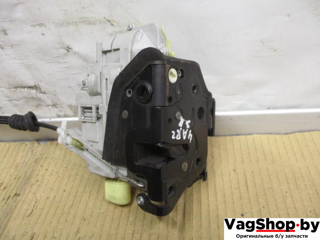 замок двери задней правой Volkswagen Passat B6 2006, 2.0 л., TDi, BKP, дизель, МКПП, черный, универсал, передний привод, 3C4839016A - фото №1