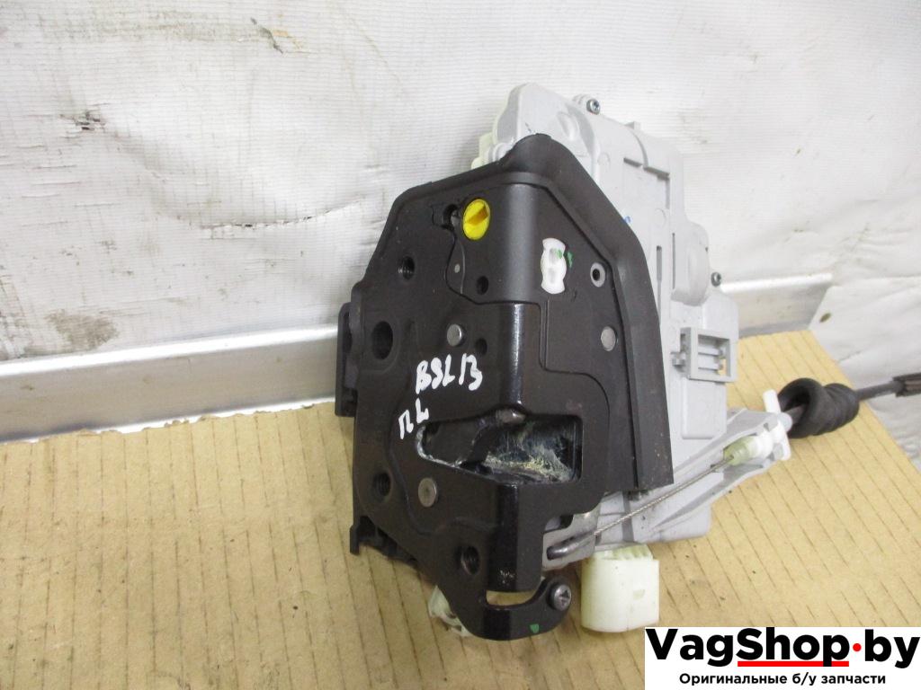 замок двери передней левой Volkswagen Passat B7 2012, 2.0 л., TDi, CFF, дизель, МКПП, черный, седан, передний привод, 3C2837015A - фото №1