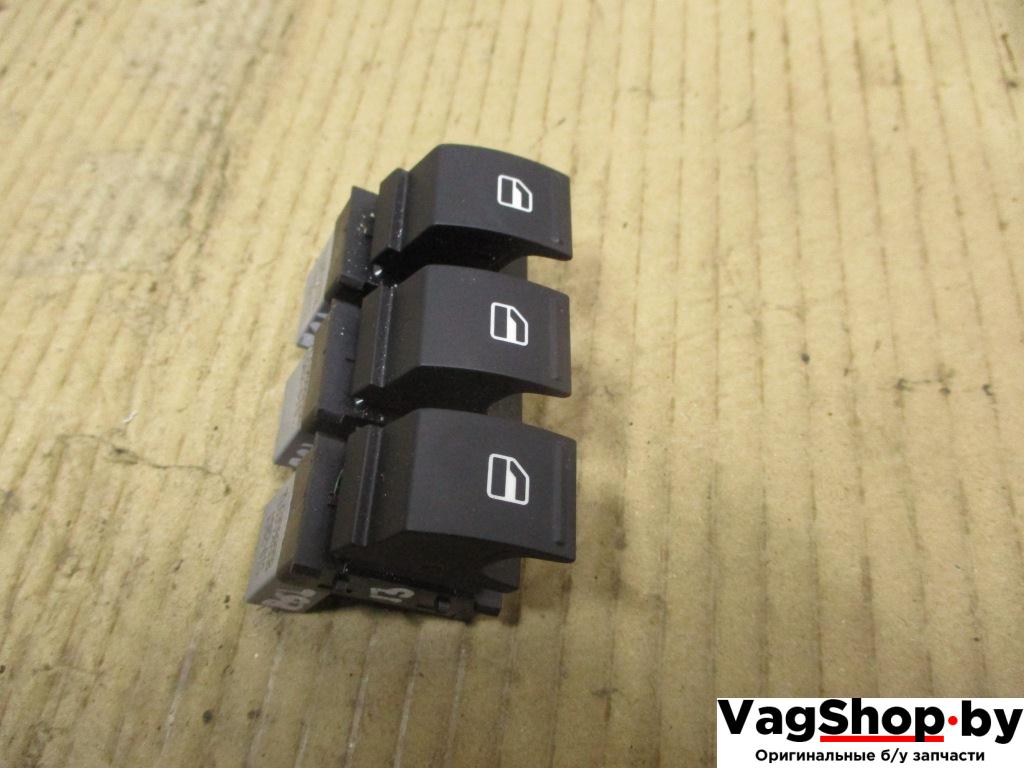 кнопка стеклоподъемника Volkswagen Passat B7 2012, 2.0 л., TDi, CFF, дизель, МКПП, черный, седан, передний привод, 7L6959855B - фото №1