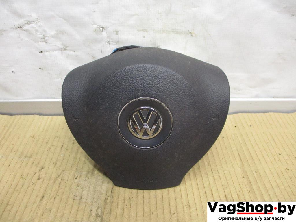 подушка безопасности водителя Volkswagen Passat B7 2012, 2.0 л., TDi, CFF, дизель, МКПП, черный, седан, передний привод, 3C8880201T - фото №1