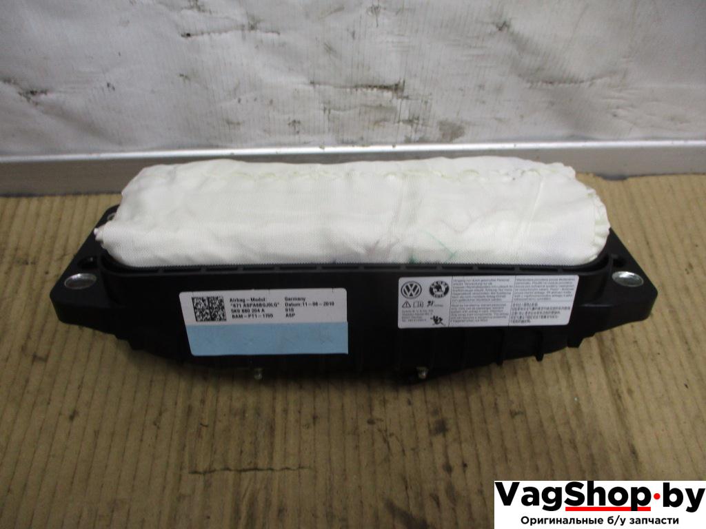 подушка безопасности пассажира Volkswagen Golf 6 поколение 2010, 1.6 л., TDi, CAY, дизель, МКПП, красный, хетчбэк 5 дв., передний привод, 5K0880204A - фото №1