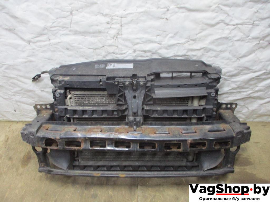 передняя панель крепления облицовки (телевизор) Volkswagen Golf 6 поколение 2010, 1.6 л., TDi, CAY, дизель, МКПП, красный, хетчбэк 5 дв., передний привод - фото №1