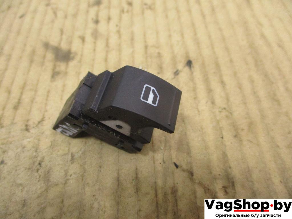 кнопка стеклоподъемника переднего правого Volkswagen Golf 6 поколение 2010, 1.6 л., TDi, CAY, дизель, МКПП, красный, хетчбэк 5 дв., передний привод, 7L6959855B - фото №1