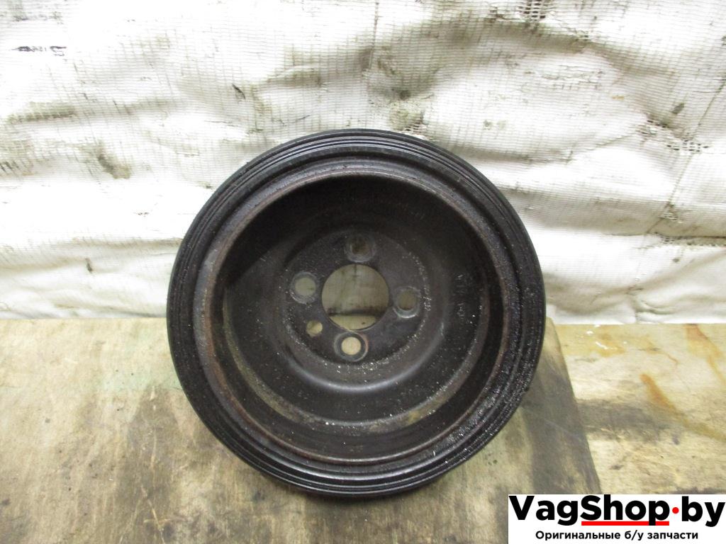 шкив коленвала Volkswagen Golf 6 поколение 2010, 1.6 л., TDi, CAY, дизель, МКПП, красный, хетчбэк 5 дв., передний привод, 038105243M - фото №1