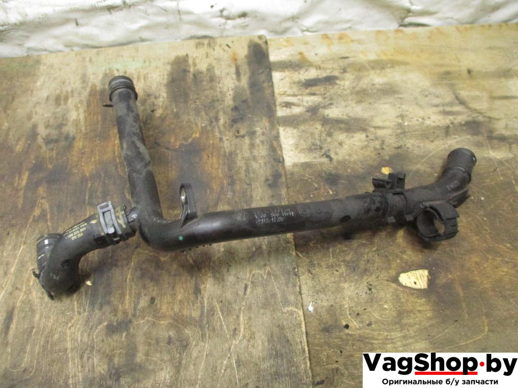 трубка охлаждающей жидкости Volkswagen Touran 2 2013, 2.0 л., TDi, CFH, дизель, МКПП, синий, минивэн, передний привод, 03L121065AJ - фото №1