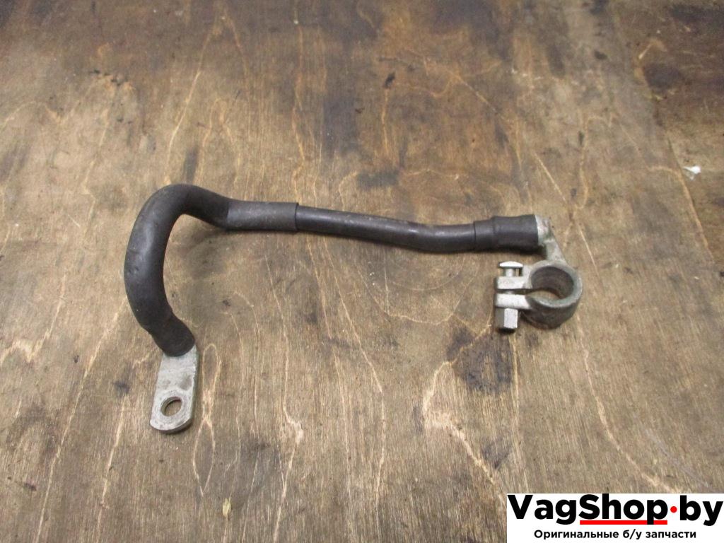 клемма аккумулятора минус Volkswagen Touran 2 2013, 2.0 л., TDi, CFH, дизель, МКПП, синий, минивэн, передний привод, 1T0971235A - фото №1