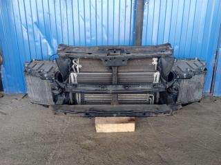 передняя панель крепления облицовки (телевизор) Volkswagen Touareg 1 поколение [рестайлинг] 2008, 3.0 л., TDi, BKS, дизель, АКПП, черный, внедорожник 5 дв., полный привод, 7L0805594R