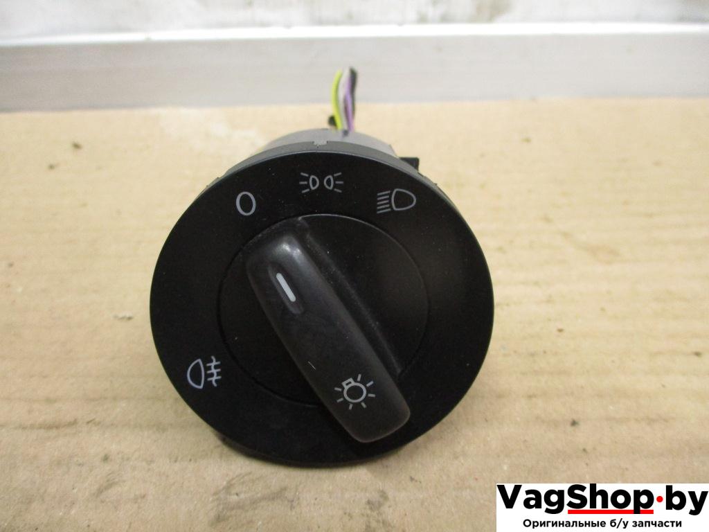 переключатель света Volkswagen Passat B6 2009, 2.0 л., TDi, CBD, дизель, МКПП, серебро, седан, передний привод, 1K0941431BB - фото №1