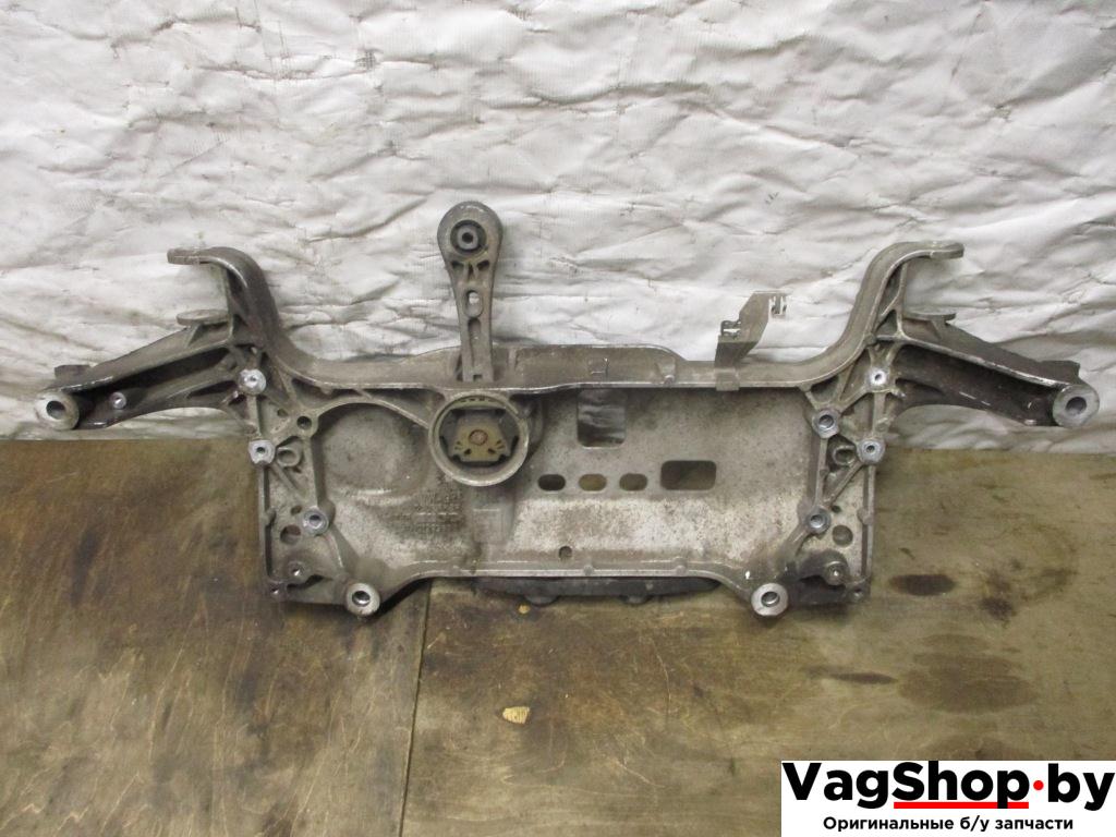 балка подвески передняя (подрамник) Volkswagen Passat B6 2009, 2.0 л., TDi, CBD, дизель, МКПП, серебро, седан, передний привод, 7N0199369A - фото №1