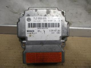 блок AirBag Volkswagen Touareg 1 поколение [рестайлинг] 2008, 3.0 л., TDi, BKS, дизель, АКПП, черный, внедорожник 5 дв., полный привод, 7L0959655