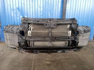 передняя панель крепления облицовки (телевизор) Volkswagen Touareg 1 поколение [рестайлинг] 2008, 3.0 л., TDi, BKS, дизель, АКПП, серый, внедорожник 5 дв., полный привод, 7L0805594R